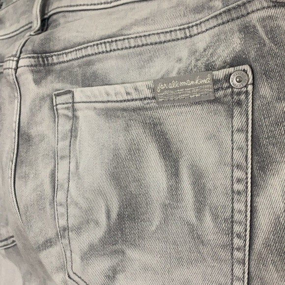 7 For All Mankind Marble Jeans Gray Size 29 - Picture 5 of 12